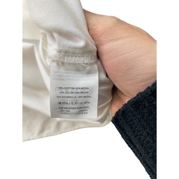 Madewell Philly Shirttail Top In Eyelet White Popover Pocket XXL - Picture 9 of 9